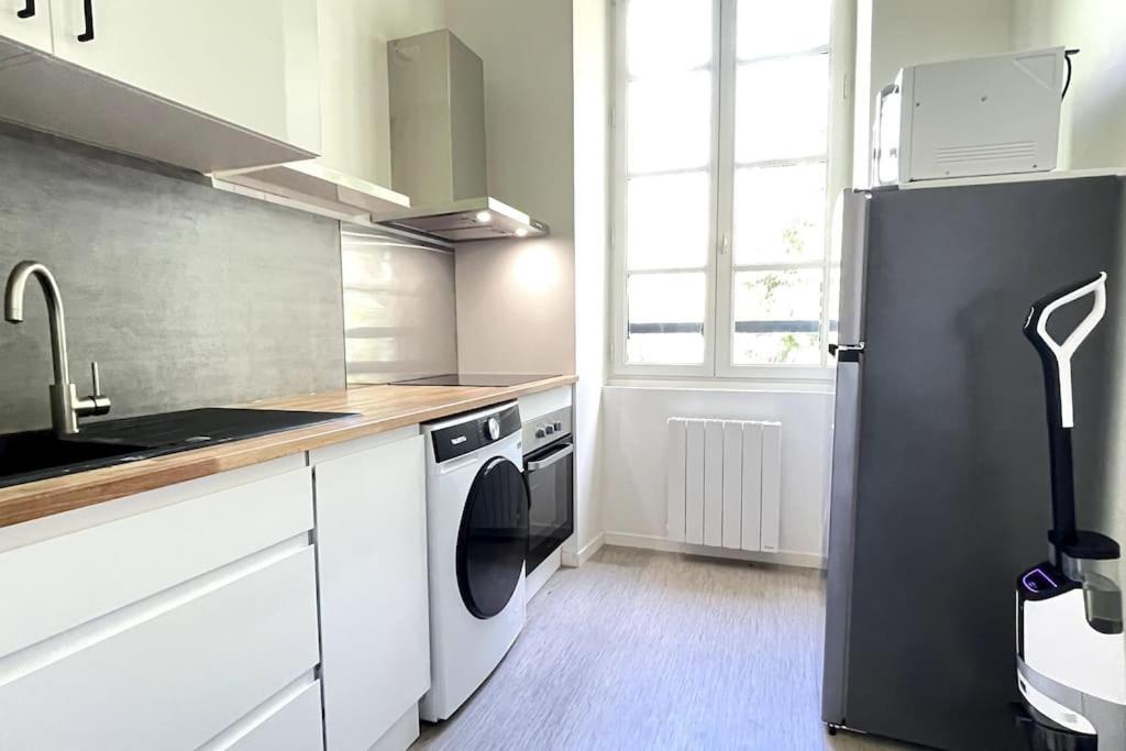 Le Manoir Mermoz : Appartement T2 Tout Equipe Rennes Exterior foto